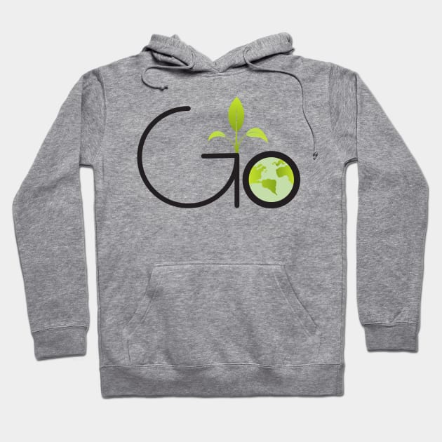 Go Green Hoodie by Double You Store